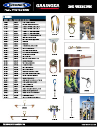 Werner-Fall-Protection-Cross-Reference