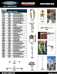 Werner-Fall-Protection-Cross-Reference